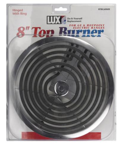 Lux RT8G-60WR Replacement Plug-In Top Burner, WB30 x 354, 8", 240 V