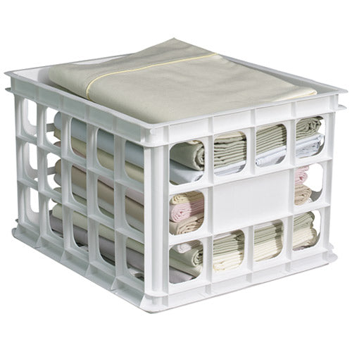 Homz 0704BK-EP.06 File Crate, White