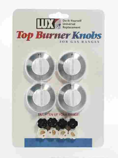 Lux CPR-409 Replacement Top Burner Knobs, White