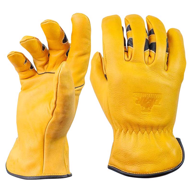 Bear Knuckles D357-L Unisex Driver Gloves, Yellow, Large