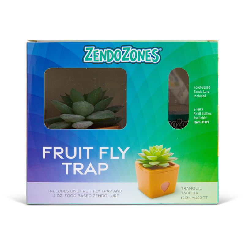 JT Eaton 1820-TT ZendoZones Fruit Fly Trap, Terra Cotta