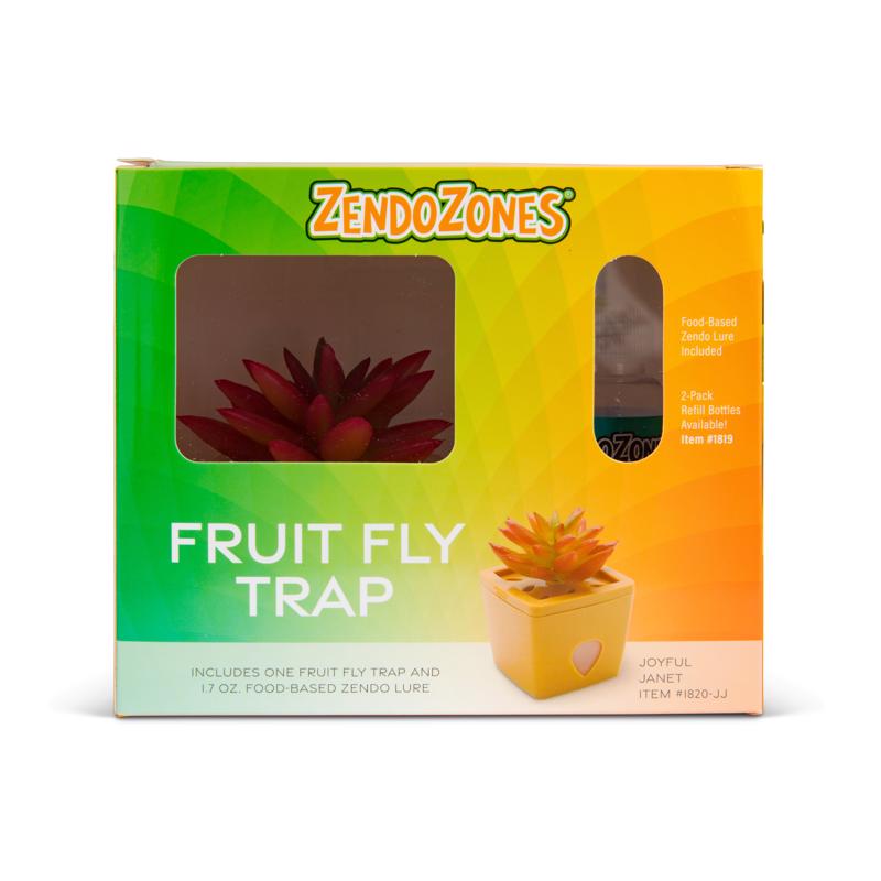 JT Eaton 1820-JJ ZendoZones Fruit Fly Trap, Terra Cotta
