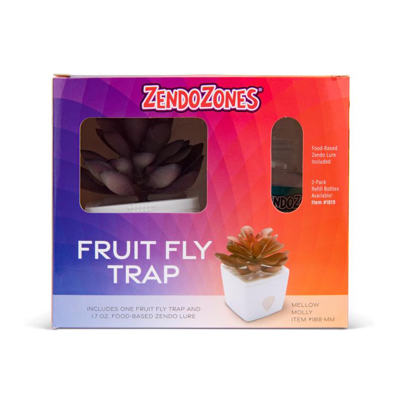 JT Eaton 1818-MM ZendoZones Fruit Fly Trap, White