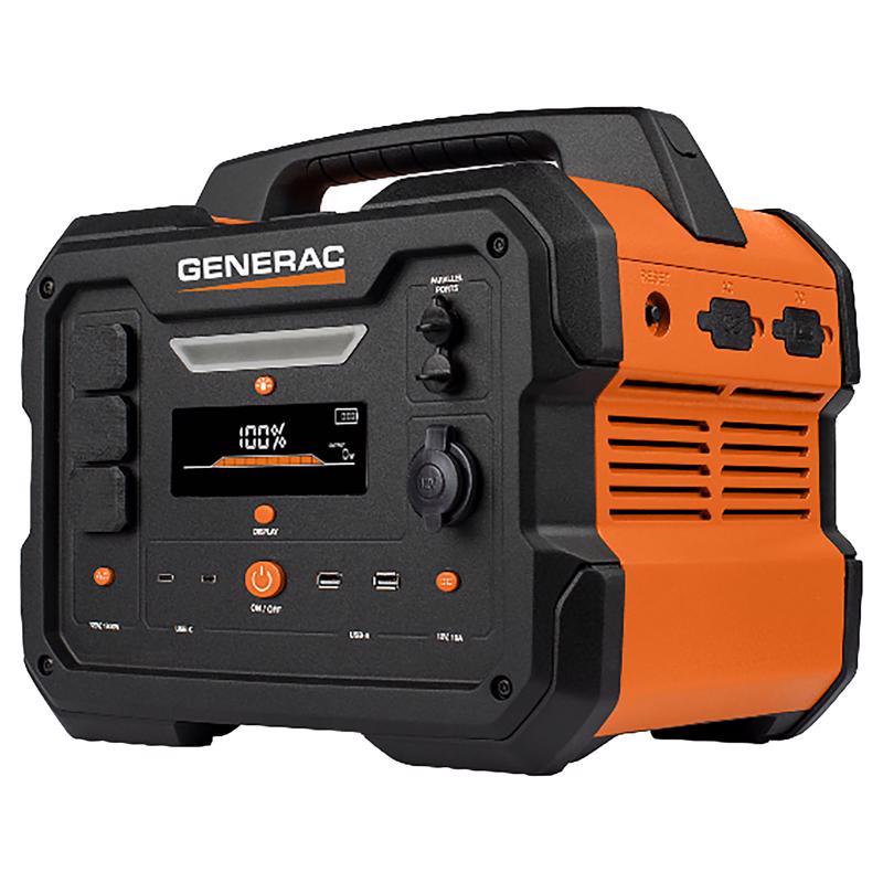 Generac 8025 Electric Portable Generator, 1600 Watts, 120 Volt