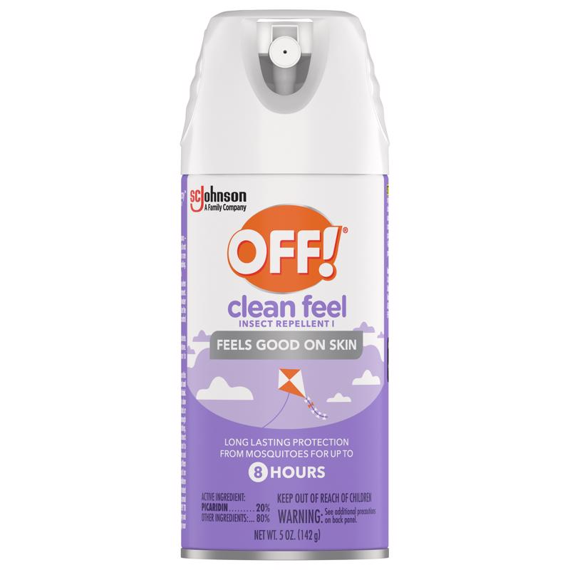 Off! 03762 Clean Feel Insect Repellent, 5 Ounce
