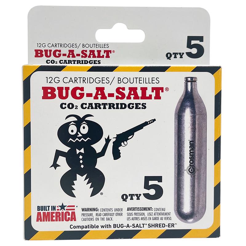 Bug-A-Salt SHRED-CO2 SHRED-ER Insect Repellent Refill Cartridge, 12 gm, 5 Pack