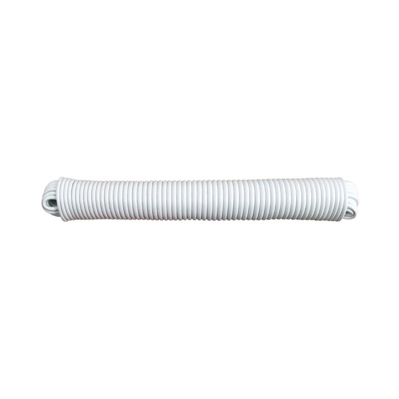 Koch 5640625 Plastic Clothesline Wire, White, 100 Ft