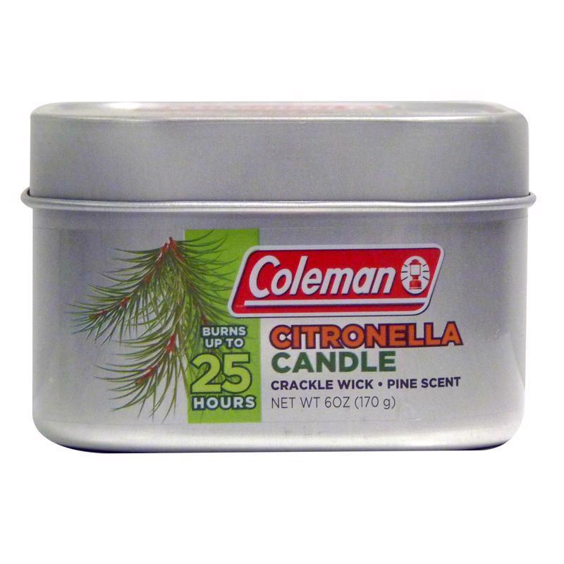 Coleman 7714 Citronella Tin Candle, 6 Ounce
