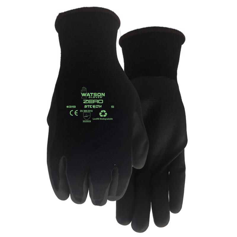 Watson Gloves 319-S Stealth Zero Gloves, Nitrile/Nylon