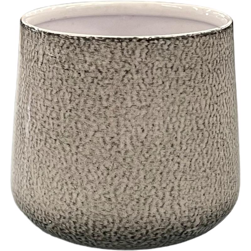 Robert Allen MPT02897 Mini Bella Pot Planter, Dusted Pearl