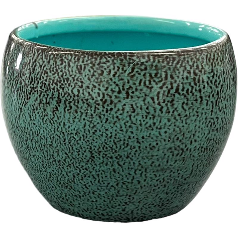 Robert Allen MPT02912 Petite Braeburn Planter, Surf Blue