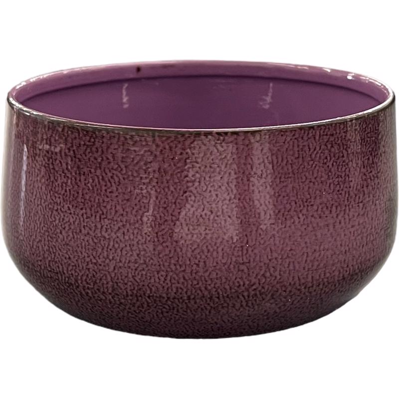 Robert Allen MPT02929 Mini Bella Bowl Planter, Purple