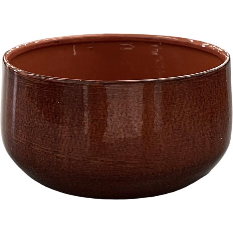 Robert Allen MPT02931 Mini Bella Bowl Planter, Sienna Haze