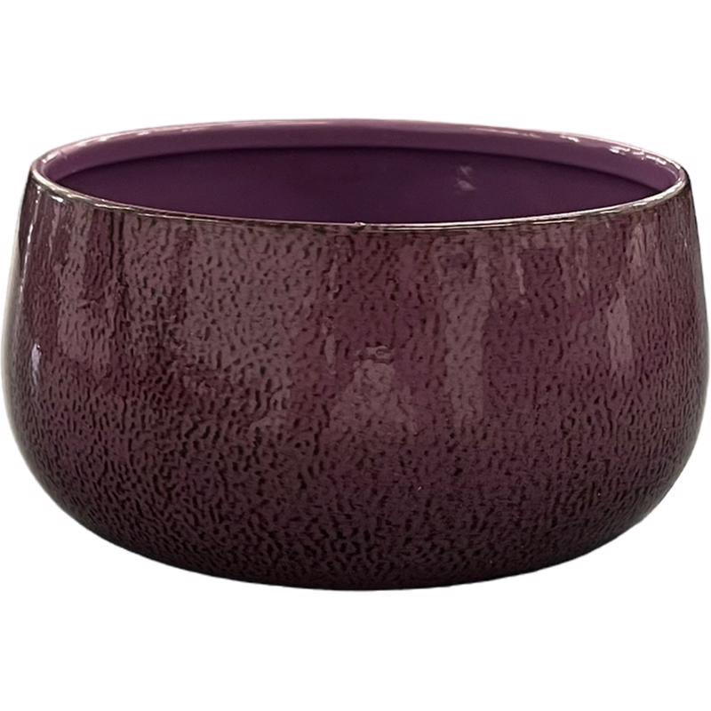 Robert Allen MPT02935 Mini Bella Bowl Planter, Purple