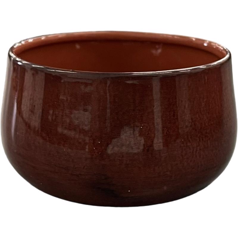 Robert Allen MPT02943 Mini Bella Bowl Planter, Sienna Haze