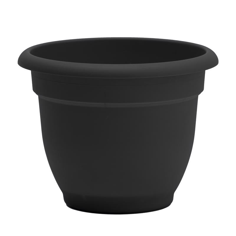 Bloem 20-56920 Ariana Planter, Plastic, Black