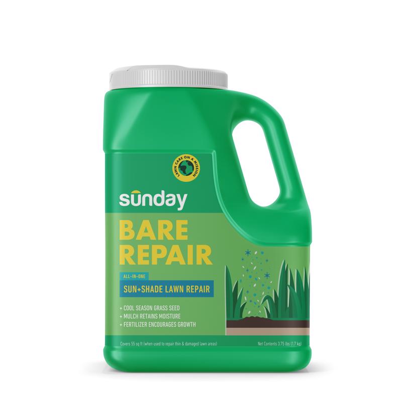Sunday FS3001 Bare Repair Sun + Shade Lawn Treatment, 3.75 Lbs