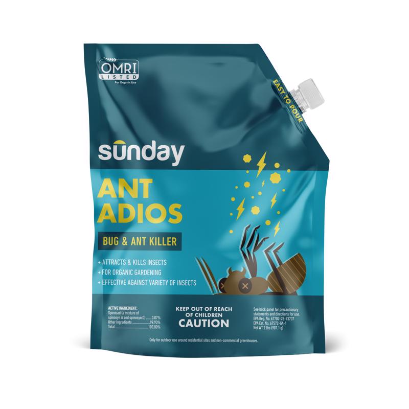 Sunday FP3200 Ant Adios Insect & Ant Killer, 2 Lbs