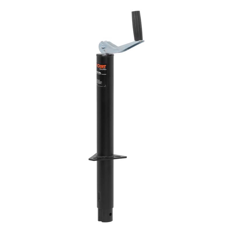 Curt 28202 A-Frame Trailer Jack, 2000 Lb, Black