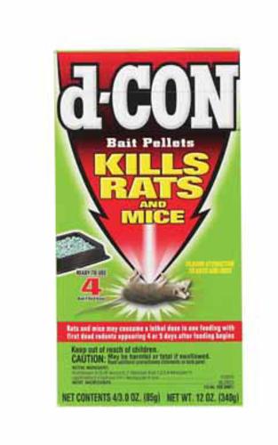 D-Con 1920000252 Bait Pellets For Rats, 12Oz