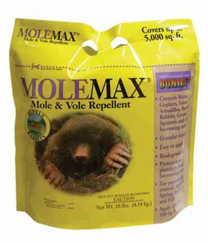Bonide 692 Molemax Mole & Vole Repellent, 10Lb