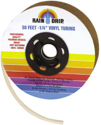 Raindrip R252DT Drip Irrigation Tubing, 1/4" x50' Coil