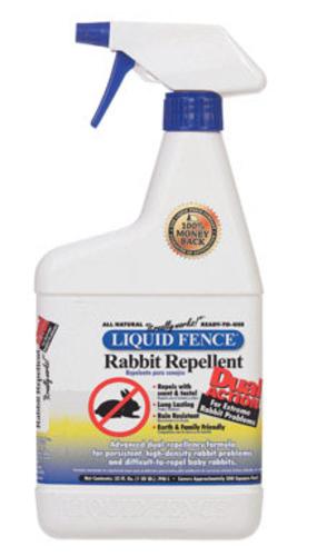 Liquid Fence 00212 Dual Action Rabbit Repellent Quart