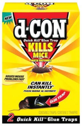 D-Con 1920080870 Quick Kill Glue Trap, Pack/2