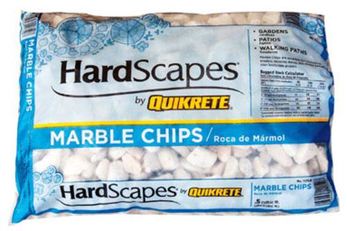Quikrete Hard Scapes 1175-00 Marble Chips Bag, White 0.5 cubic feet