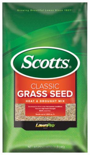 Scotts 17293 Classic Heat and Drought Mix Grass Seed, 3 lbs