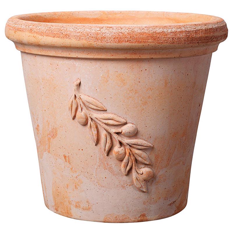 Deroma TG620NSZ Cilindro Olive Planter, Clay