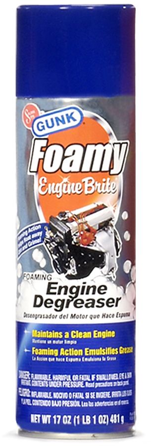  Gunk FEB1 Foamy Engine Brite Engine Cleaner - 17oz. 2 Pack :  Automotive