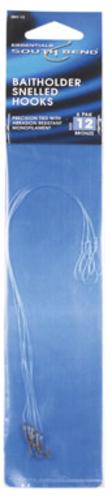 South Bend SBH12 Baitholder Snelled Hook, 12, Bronze