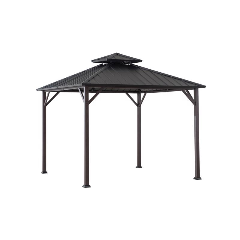 Living Accents A102012210 Hardtop Gazebo, 10 Feet
