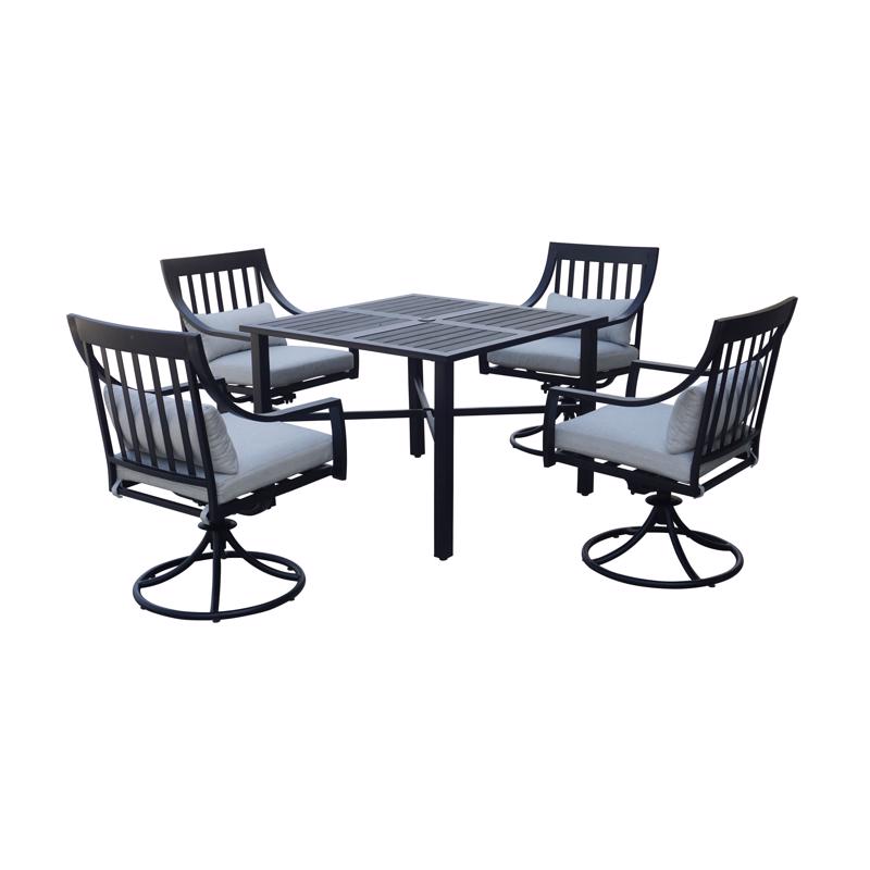 Living Accents ACE23016 Oceanside Dining Set, Gray