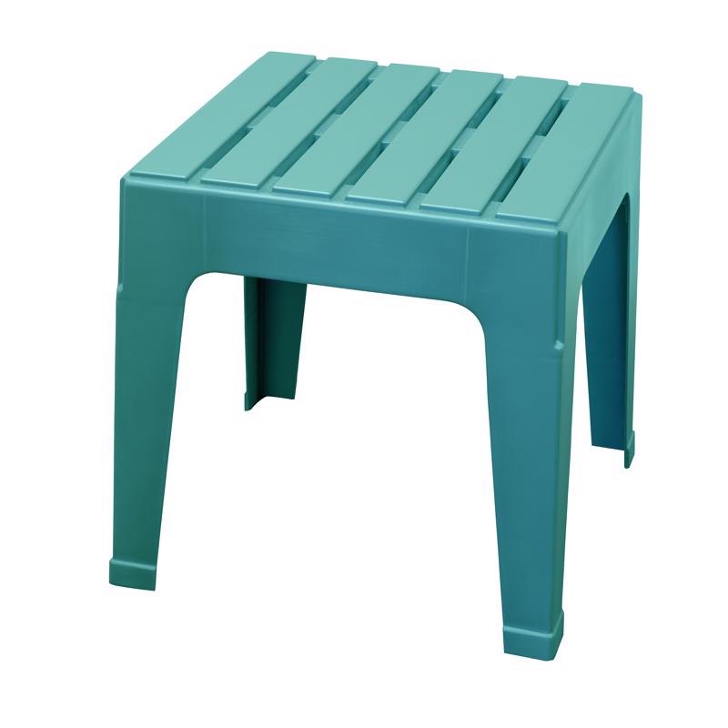 Adams 8090-94-3932 Big Easy Square Side Table, Teal