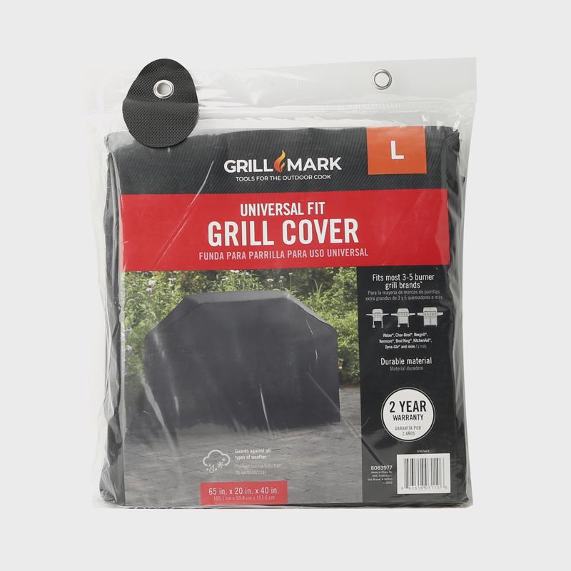 Grill Mark 07421ACE Universal Fit Grill Cover, Black