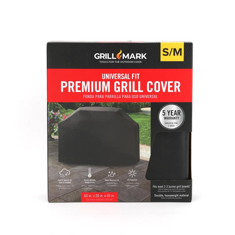 Grill Mark 07422ACE Universal Fit Premium Grill Cover, Black