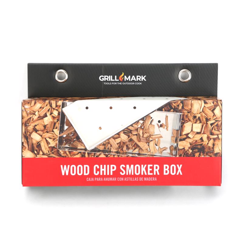 Grill Mark 02109ACE Wood Chips Smoker Package, Silver