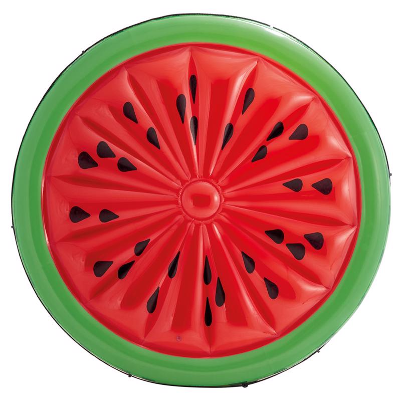 Intex 56283EP Juicy Watermelon Island Pool Float, Multicolored