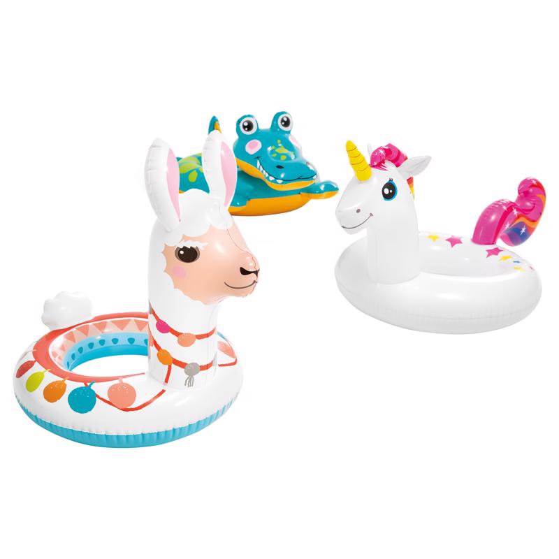 Intex 58221EP Llama/Unicorn/Crocodile Pool Float, Vinyl, 3 - 6 years