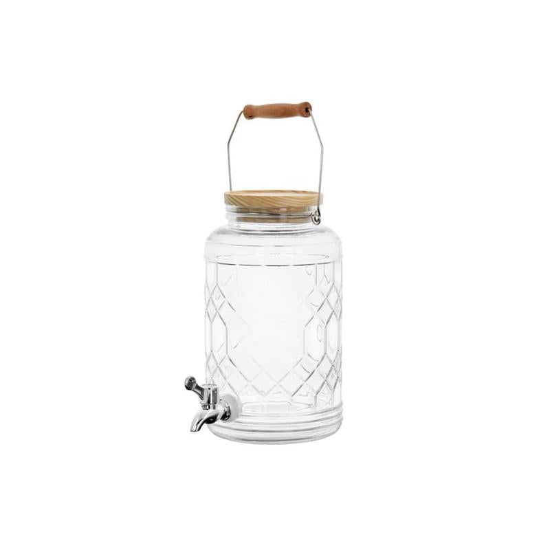 Gibson 129396.01 Beverage Dispenser, Glass, Clear