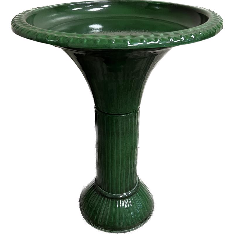 Robert Allen MPT02773 Ironstone Bird Bath, 18 Inch