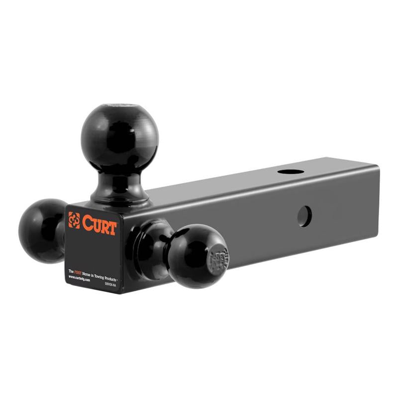 Curt 45651 Tri-Ball Mount, Black, Carbon Steel
