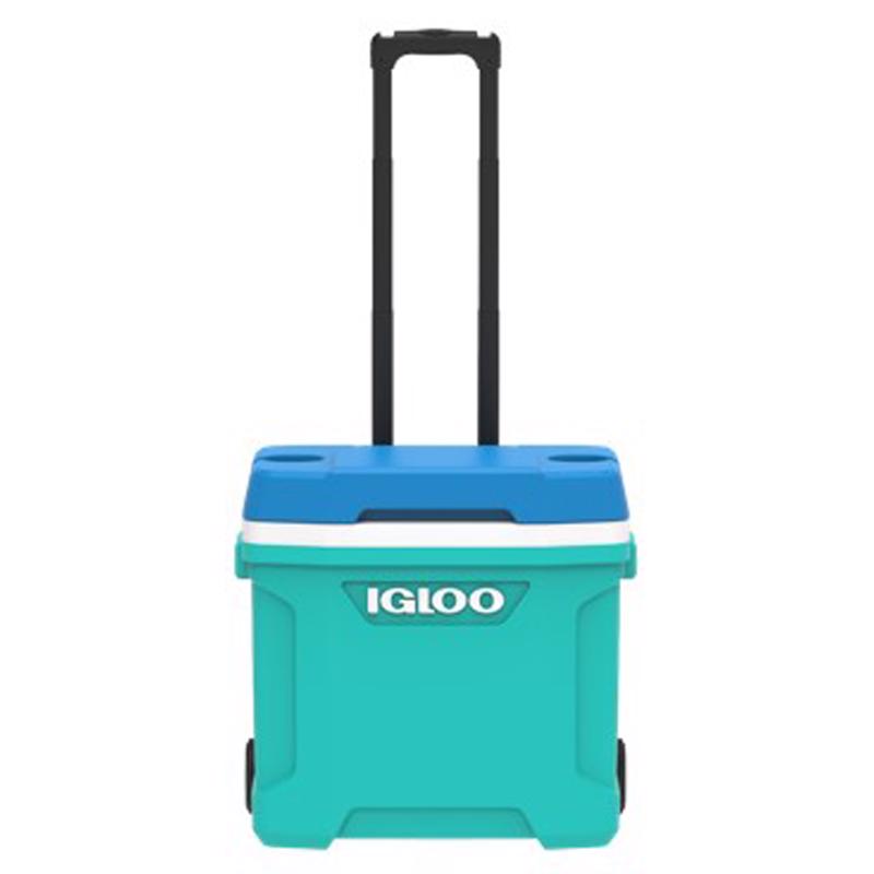 Igloo 34972 Roller Cooler, Blue, 30 Quart
