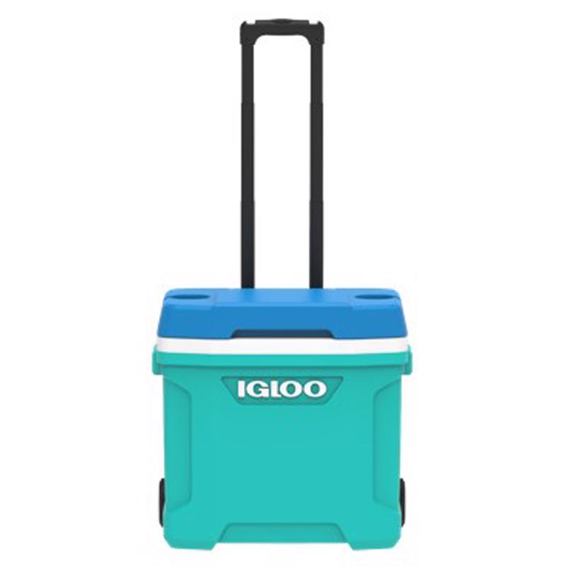 Igloo 34972 Roller Cooler, Blue, 30 Quart