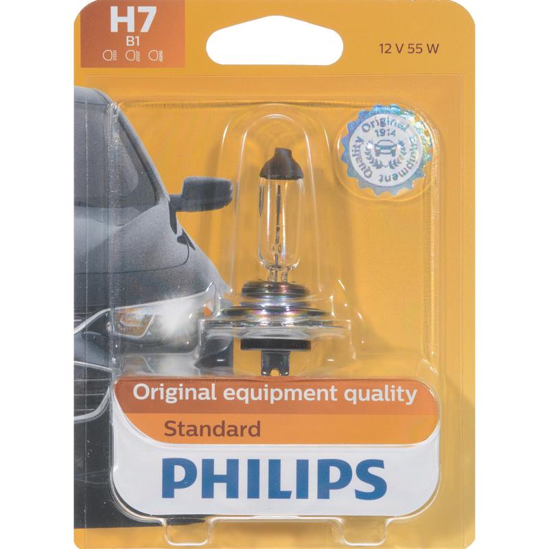 Philips H7B1 Standard Halogen Automotive Bulb, 55 Watts, 12 Volt