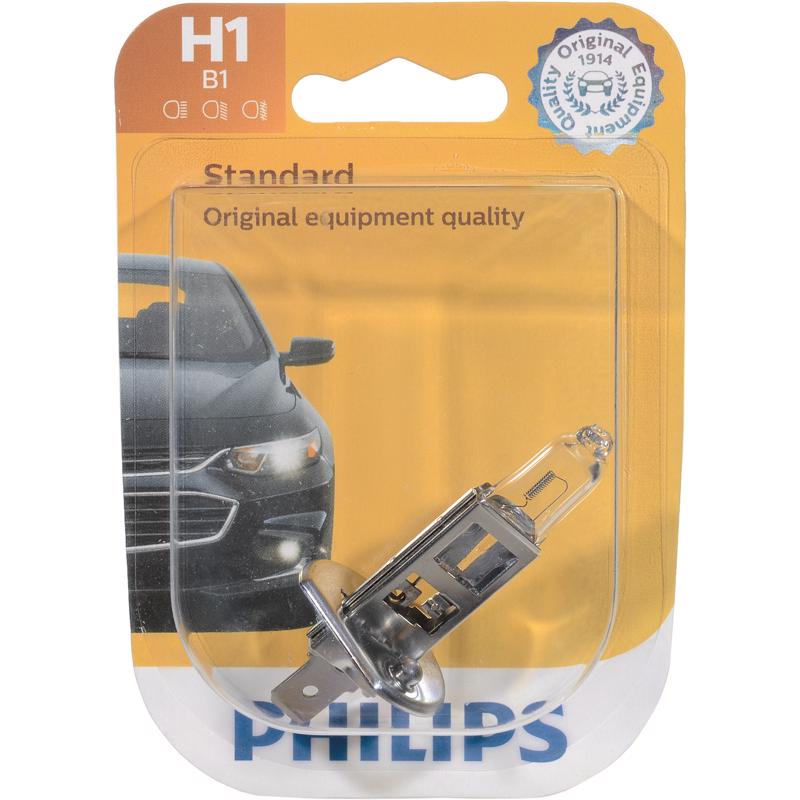 Philips H1B1 Standard Halogen High Beam Automotive Bulb, 12 Volt