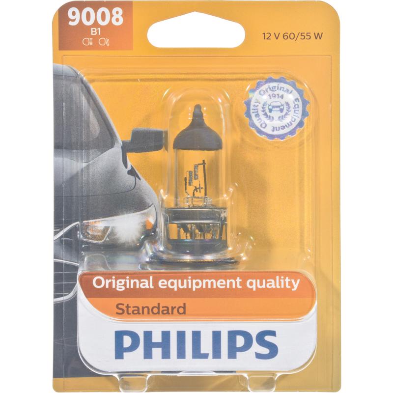 Philips 9008B1 Standard Halogen Automotive Bulb, 60 Watts, 12 Volt
