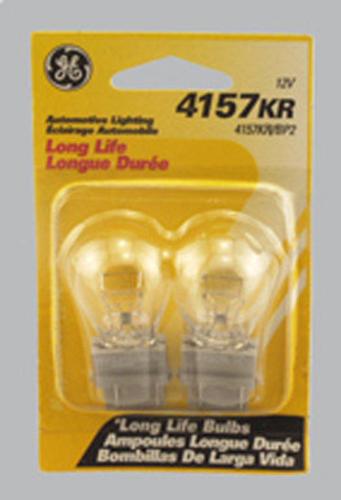 GE 15657 Miniature Lamp Bulb #4157KR/BP2, 12 V, S8